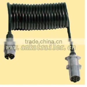 7 Pin Trailer Electrical Cable With N Type Alu.Plug (12/24V) thumbnail-1