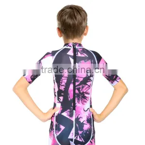 2016 Fashion Lycra Swimming Suit /kids Rash Guard /uv Protection Rash Guard C1607 thumbnail-5