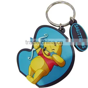 Custom Promotional Rubber PVC Keyring thumbnail-2