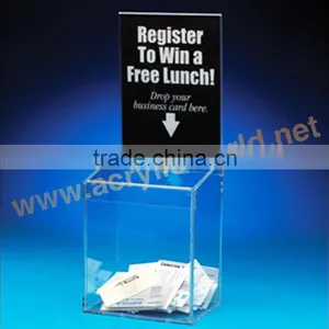 Acrylic Box/ Acrylic Donation Box thumbnail-6