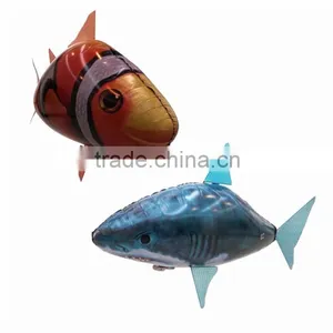 Infrared Control Popular Christmas Gift Toys Air Balloon Shark & Clown Helium Fish Balloon Toy thumbnail-1