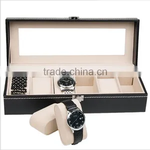 Chinese Factories Wholesale Custom PU Leather Jewelry Box, Black 6 Gift Box thumbnail-6