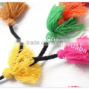 Hot Selling Colorful Pom Pom Ball Cotton Tassel Cord for Decoration thumbnail-5