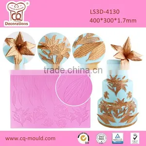 New Design 3d Silicone Lace Mat for Cake Decorating Manufacturer thumbnail-1