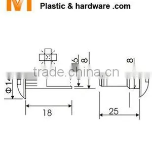 Steel Zinc Plated Confirmat One Piece Screw Bolt and Connector Fastener thumbnail-4