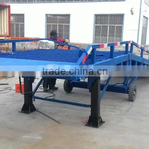10 Ton Heavy Duty Adjustable Hydraulic Forklift Container Loading Ramp thumbnail-2