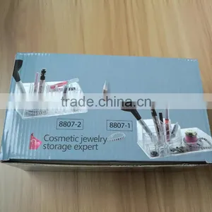 Wholesale Innovative Household Store Jewelry Cosmetic Beautful Clear Acrylic Cosmetic Makeup Organizer thumbnail-5