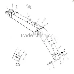 Excavator Pc220-8 Parts 206-70-D2500 Excavator Boom thumbnail-1