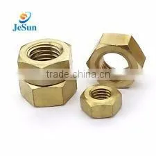 Jiesheng High Precision Brass Hex Nut+8613580993760 thumbnail-1
