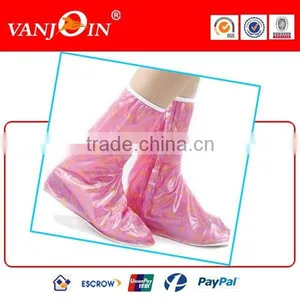 Reusable Waterproof Guard Slip-resistant Women Girls Shoe Covers thumbnail-2