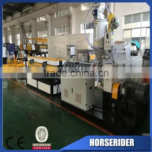 PVC LAMPS Single Wall Corrugated Pipe Line / PE PVC BULB Corrugated Pipe Making Machine /Single Wall Corrugated Pipe Machinery thumbnail-1