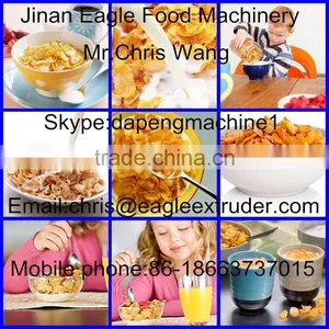 Screw Extruder Maize Corn Flakes Processing Equipment Low Consumption thumbnail-5
