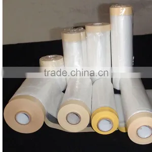 Pre-taped (cloth or Paper Tape) Masking Films thumbnail-1