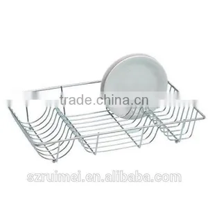 Large Folding 2 Layer Kitchen Dish Drainer Rack thumbnail-2
