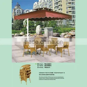Waterproof Aluminum Fabric Outdoor Patio Umbrella thumbnail-6