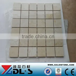 Crema Marfil Beige Marble Mosaic Tile 12x12 Antique Price thumbnail-1