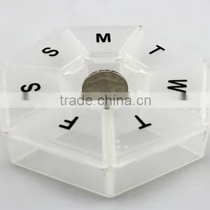 7 Days Pill Box Pill Organizer Children Safe thumbnail-1