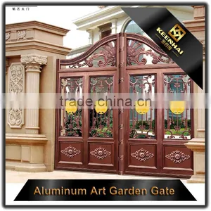 Garden Decoration Powder Coated Laser Cut Aluminum Metal Garden Fence Gate thumbnail-6