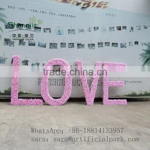 Backdrop Flower Wall Silk Artificial Decorative Rose Wall thumbnail-1