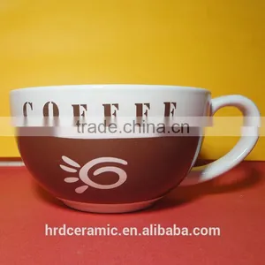 High Quality Promotional Logo Printed Ceramic 540ml Venti Coffee Cup thumbnail-1