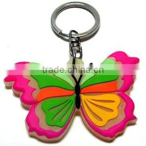 Butterfly Shape Pvc Keychain thumbnail-1