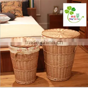 Wicker Laundry Storage Basket Wicker Washing Basket thumbnail-1