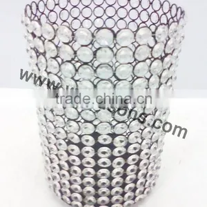 New Wholesale Crystal Tealight Candle Holder thumbnail-3