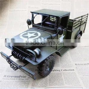 Custom Tourist Souvenirs Antique American Jeep Model Car thumbnail-1