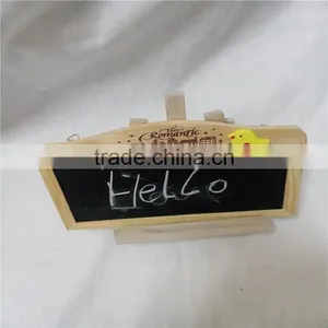 Wooden Holder With Chalkboard Restaurant Menu Display Stand /Wood Menu Holder/ Mini Chalkboard Menu thumbnail-4