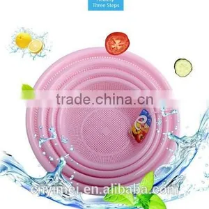 Emc Fruit and Vegetable Cleaning Basket Fruit and Vegatables(set of 4)draining Plastic Basket thumbnail-1