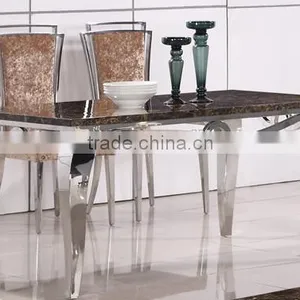 A8034 Walmart Marble Dining Room Table and Chair thumbnail-2