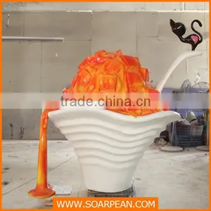 Fiberglass Window/Shop Display Statue Ice-cream Decoration Props thumbnail-1