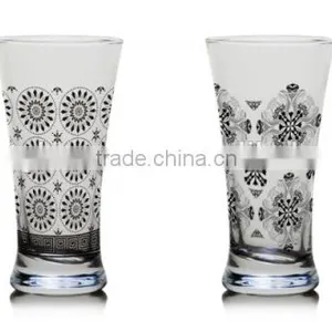 10oz 12oz Christmas Snow Color Prinitng Drinking Glass Water Glass Cup Juice Cup thumbnail-4