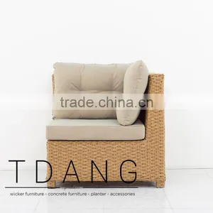 Camden Wicker Corner Bench - Vietnam Furniture - Patio Wicker Furniture thumbnail-2