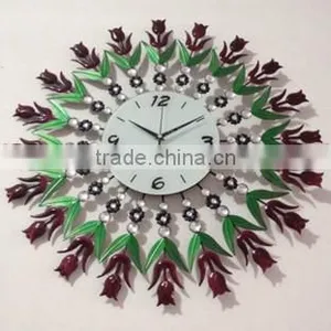 Flower Wall Clock High Quality(GZH-9) Wholesale Good Quality thumbnail-1