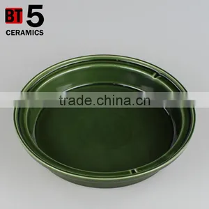 10" Dinnerware Ceramic Tagine Pot in Color Green thumbnail-4