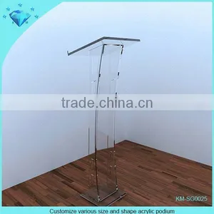 Custom Modern Acrylic Plexiglass Console Table thumbnail-3