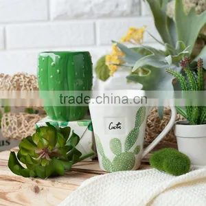 Green Cactus Coffee Mug thumbnail-1