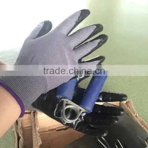 NMSAFETY EN 388 4121 Nitrile Coated Hand Safety Industrial Gloves thumbnail-1