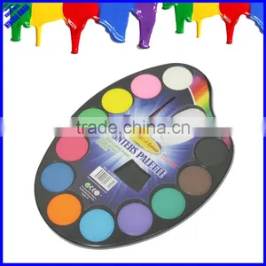 Quality 40mm Diameter 12 Color Water Paint Colors thumbnail-1