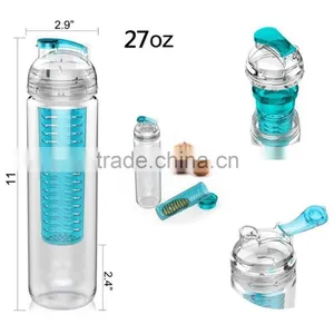 Hot 800ML Health Sports Fruit Infusing Infuser Water Case Lemon Juice Maker Bottle thumbnail-4
