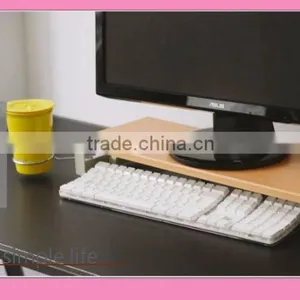 Desktop Organizer Office Glass Computer Laptop Monitor Stand Riser With USB Hubs thumbnail-6