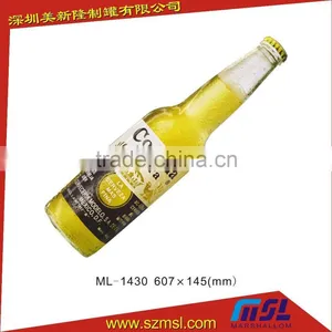 Tin Sign Board, Bottle Shaped Metal Tin Sign, Metal Sign For Beer Promotion thumbnail-1