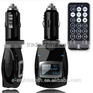 2016 New Car Kit MP3 Player Wireless FM Transmitter Modulator USB SD MMC LCD Remote thumbnail-1