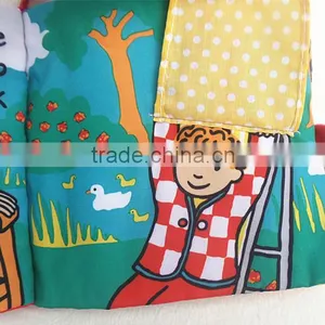 Hot Intelligence Development Baby Kids Educational Cloth Books Soft Series Colorful Fabric Kid Learning Book thumbnail-4