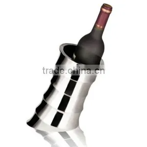Special Bamboo Shape Champagne Metal Stainless Steel Wine Cooler Champagne Wine Bucket Ice Bucket thumbnail-5