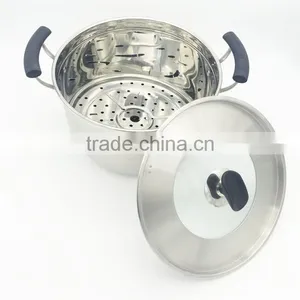 Factory Wholesale SS Soup Pot Industrial Food Steamer thumbnail-3
