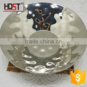 2015 Restaurant Stainless Silver Fruit Dish Wholesale Round Fruit Dish thumbnail-5