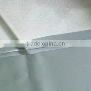 Customized Solid Color Cotton Textile PU Coated Rubber Apron For Woman thumbnail-2