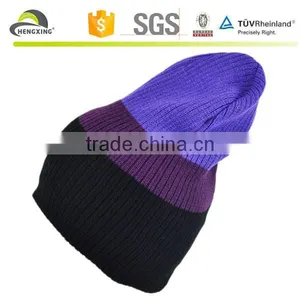 Custom Fold up Knitted Hat and Wholesale Beanies Knitting Hats thumbnail-3